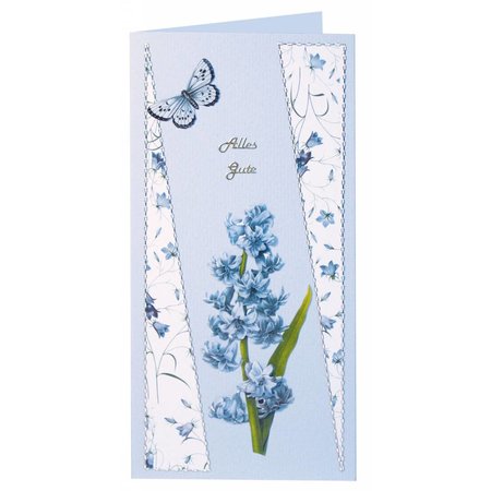 BILDER / PICTURES: Studio Light, Staf Wesenbeek, Willem Haenraets 3D die campanule foglio singolo, genziana, iris, A4