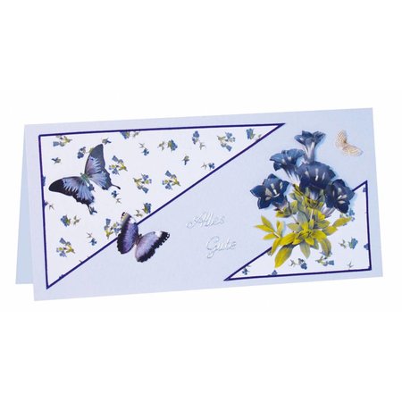 BILDER / PICTURES: Studio Light, Staf Wesenbeek, Willem Haenraets 3D die campanule foglio singolo, genziana, iris, A4