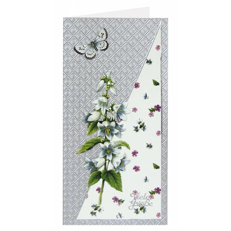 BILDER / PICTURES: Studio Light, Staf Wesenbeek, Willem Haenraets 3D die campanule foglio singolo, genziana, iris, A4