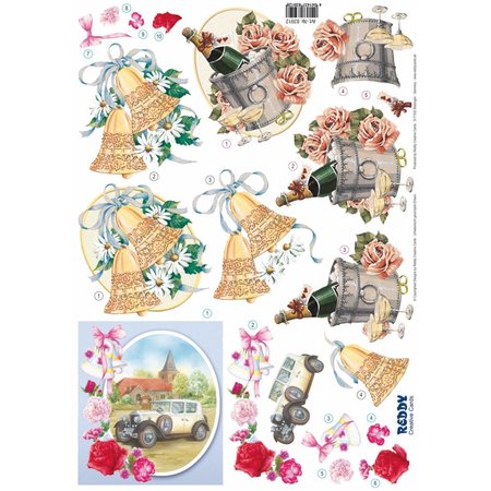 BILDER / PICTURES: Studio Light, Staf Wesenbeek, Willem Haenraets 3D-Stanzbogen Hochzeit, Verlobung