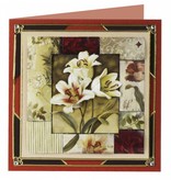 BILDER / PICTURES: Studio Light, Staf Wesenbeek, Willem Haenraets 3D die hoja + hoja patrón, corte "Facetas Tarjetas: flores"