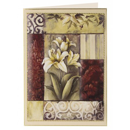 BILDER / PICTURES: Studio Light, Staf Wesenbeek, Willem Haenraets 3D die hoja + hoja patrón, corte "Facetas Tarjetas: flores"