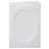3 cards with embossed frame A6