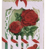 BASTELSETS / CRAFT KITS: Bastelset: Fence Cards Roses