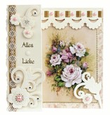 BASTELSETS / CRAFT KITS: Pliage romantique, bouquets de fleurs