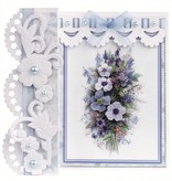 BASTELSETS / CRAFT KITS: Dobrável Romântico, buquês de flores