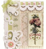 BASTELSETS / CRAFT KITS: Craft Kit: Romantisk foldning, Antique Rose