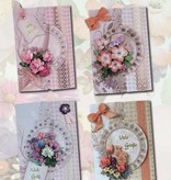 Exlusiv Bastelset: Floral card in retro style