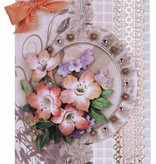 Exlusiv Bastelset: Floral card in retro style