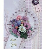 Exlusiv Bastelset: Floral card in retro style