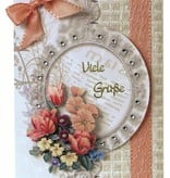 Exlusiv Bastelset: Floral card in retro style