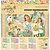 Graphic 45 Designers Block, bloc de papier, "Sweet Sentiments Pad papier" 24 feuilles, 30,5 x 30,5 cm