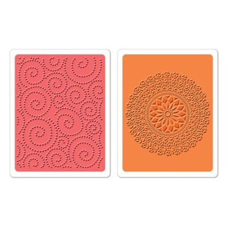 Sizzix Deux dossiers de gaufrage, Dot Swirl & Me