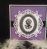 TONIC Cutting and embossing stencils, Rococo Charlotte Cameo