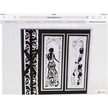 NYHED: stansning og prægning stencil, 3 stk !!