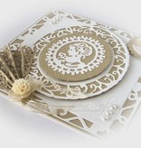 TONIC Cutting and embossing stencils, Rococo Charlotte Cameo