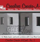 Crealies und CraftEmotions NYHET: Metal Bakker for pop-up-kort!