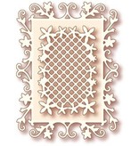 Wild Rose Studio`s NYHED: Metal opskæring dør, vilde roser Studio`s den specielle - Floral Frame