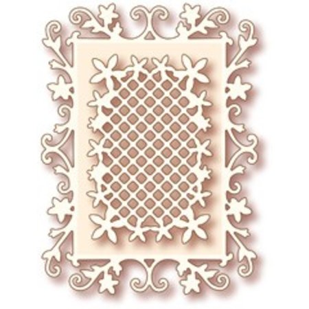 Wild Rose Studio`s NYHED: Metal opskæring dør, vilde roser Studio`s den specielle - Floral Frame