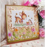 Wild Rose Studio`s NYHED: Metal opskæring dør, vilde roser Studio`s den specielle - Floral Frame
