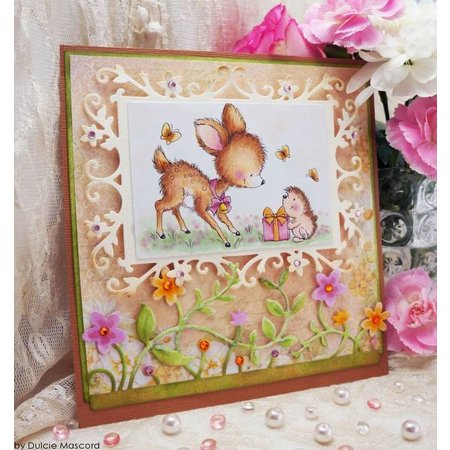 Wild Rose Studio`s NEW: Metal cutting dies, wild rose Studio`s the Specialty - Floral Frame