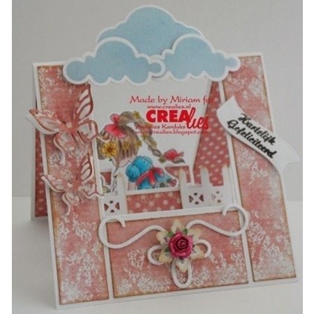 Crealies und CraftEmotions NOUVEAU: coupe en métal meurt, pour Pop-Up Cards!