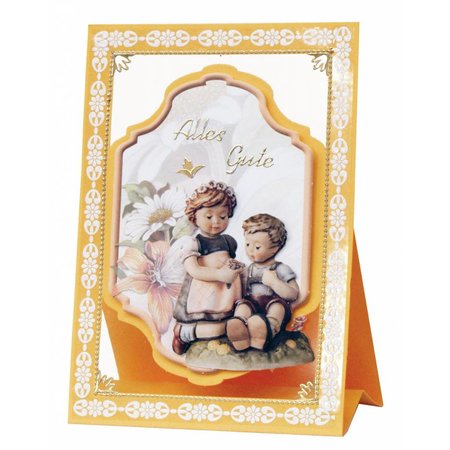 BASTELSETS / CRAFT KITS: 3D NoteCards: "MI Hummel", pour 4 cartes