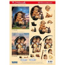 3D Die feuille: "MI HUMMEL", pour 2 Thèmes