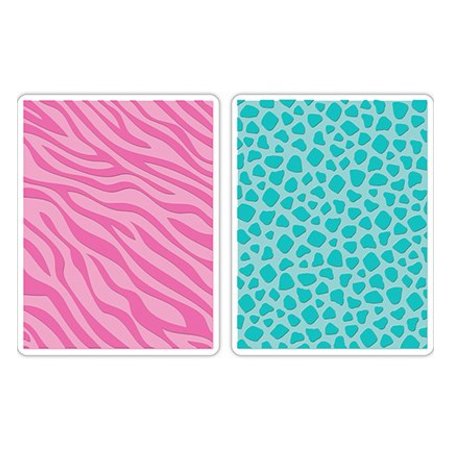 Sizzix Tim Wood, 2 embossing folders, 2PK, 15.56cm x 11.11cm