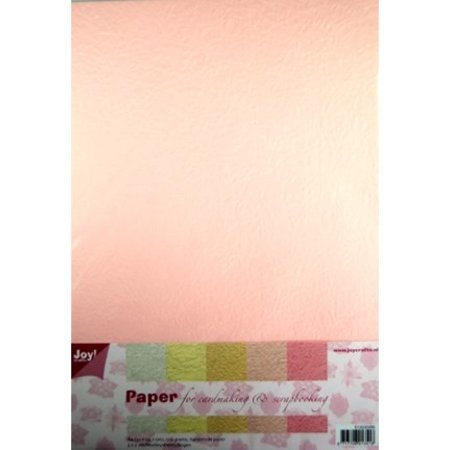 DESIGNER BLÖCKE  / DESIGNER PAPER Papir blødning Papierset, 5x2st lys