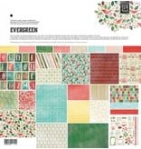DESIGNER BLÖCKE  / DESIGNER PAPER Bloque Diseñadores, Basic Grey - Evergreen - Pack Collection