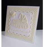 Tattered Lace Cutting en embossing stencils, flarden Lace Cot