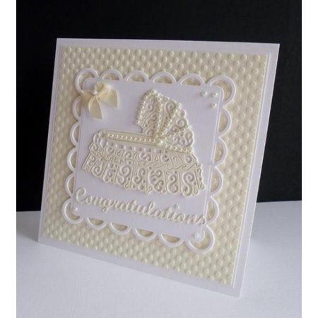 Tattered Lace Cutting en embossing stencils, flarden Lace Cot