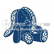 Couper et gaufrer pochoirs, Dentelle lambeaux, Lapin