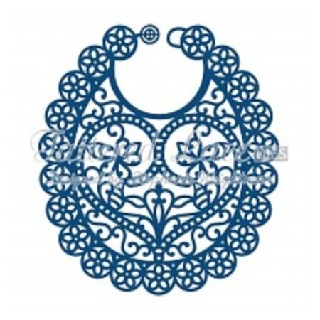 Tattered Lace Cutting and embossing stencils, Tattered Lace baby bib