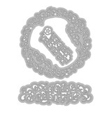 TONIC Tonic, stampaggio e goffratura stencil TOPPER DEL SET + Testo BUON COMPLEANNO
