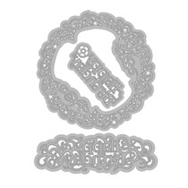 Tonic, stempling og prægning stencils, Tonic Happy Birthday Pansy Topper SET