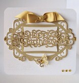 TONIC Tonic, Stanz- und Prägeschablonen,TOPPER DIE SET + Text HAPPY BIRTHDAY