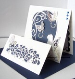 TONIC Tonic, Stanz- und Prägeschablonen,TOPPER DIE SET + Text HAPPY BIRTHDAY