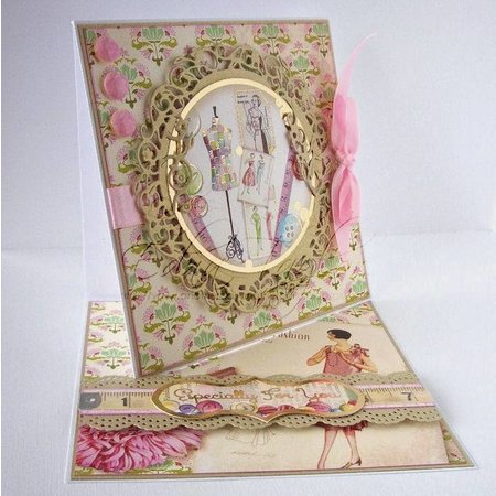 TONIC Tonic, stampaggio e goffratura stencil TOPPER DEL SET + Testo BUON COMPLEANNO