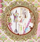 TONIC Tonic, stampaggio e goffratura stencil TOPPER DEL SET + Testo BUON COMPLEANNO
