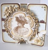 TONIC Tonic, stampaggio e goffratura stencil TOPPER DEL SET + Testo BUON COMPLEANNO