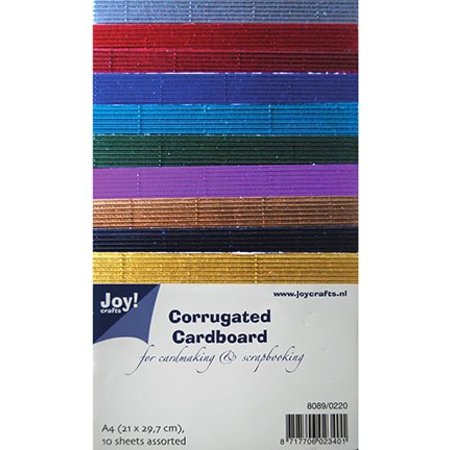 BASTELZUBEHÖR / CRAFT ACCESSORIES Corrugated cardboard in great colors