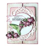 Heartfelt Creations aus USA Rubber Stempel, 3 Motive, Romantique Wings