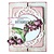 Heartfelt Creations aus USA Rubber Stamp, trois motifs Romantique Ailes