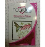 Heartfelt Creations aus USA Rubber Stempel, 3 Motive, Romantique Wings