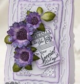 Heartfelt Creations aus USA sellos de goma, 4 motivos, Diario etiquetas de texto para todas las ocasiones