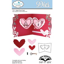 NEW: Metal cutting dies, Elizabeth Craft Katie heart turning card