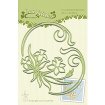 Lea'bilitie® Narcissus & Wervelingen embossen en snijden template