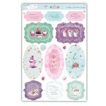 A4 glitter Die losse vellen met mooie motieven